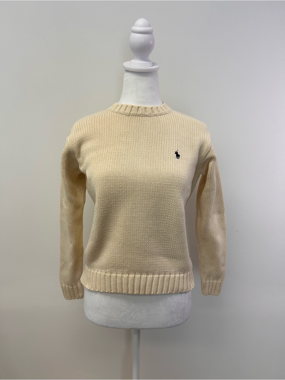 Vintage Polo Ralph Lauren 100% Cotton Sweater M Made in Japan